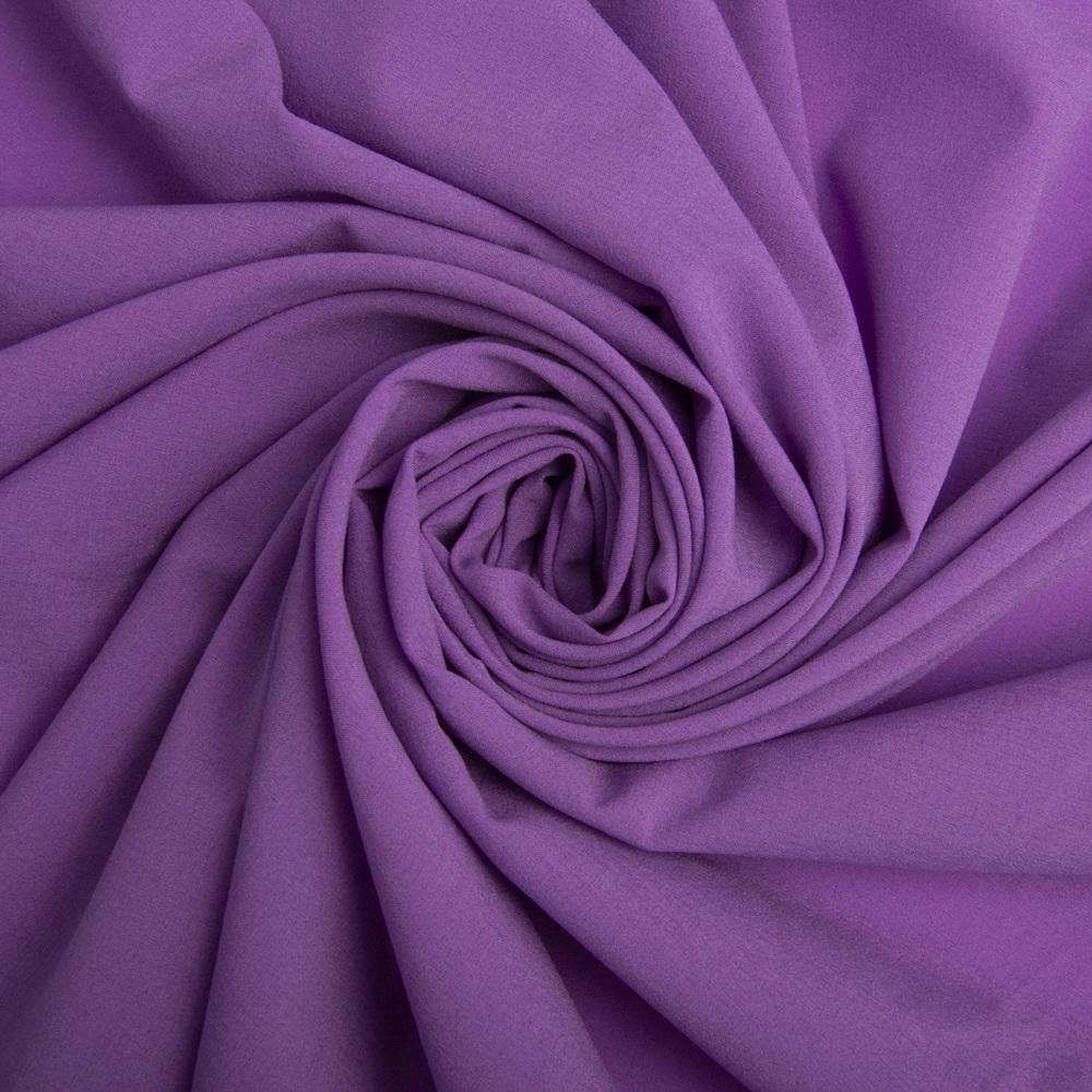 Ткань шифон однотонная софт стрейч Сирень (24745)