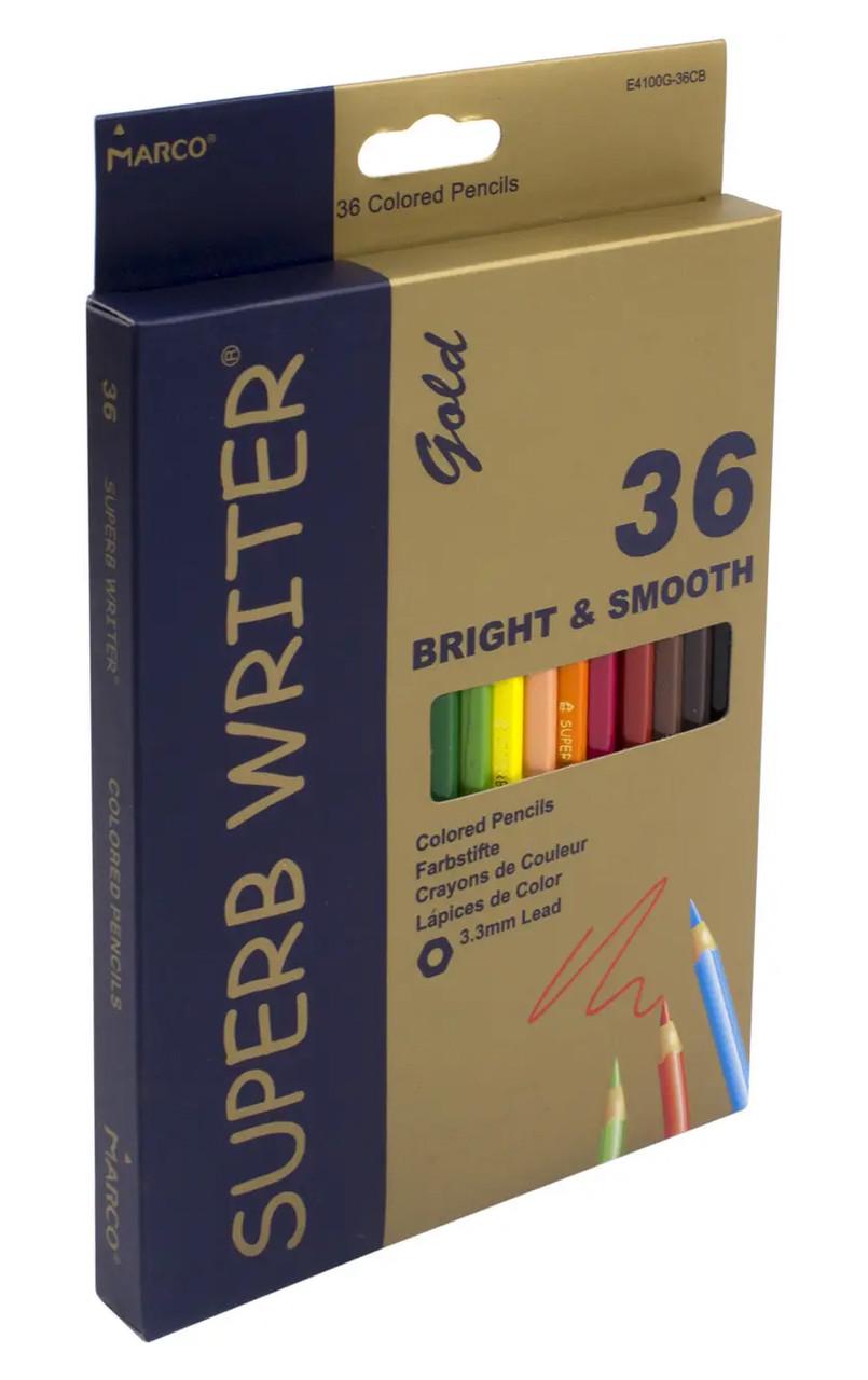 Олівці кольорові Marco Superb Writer Gold 36 кольорів