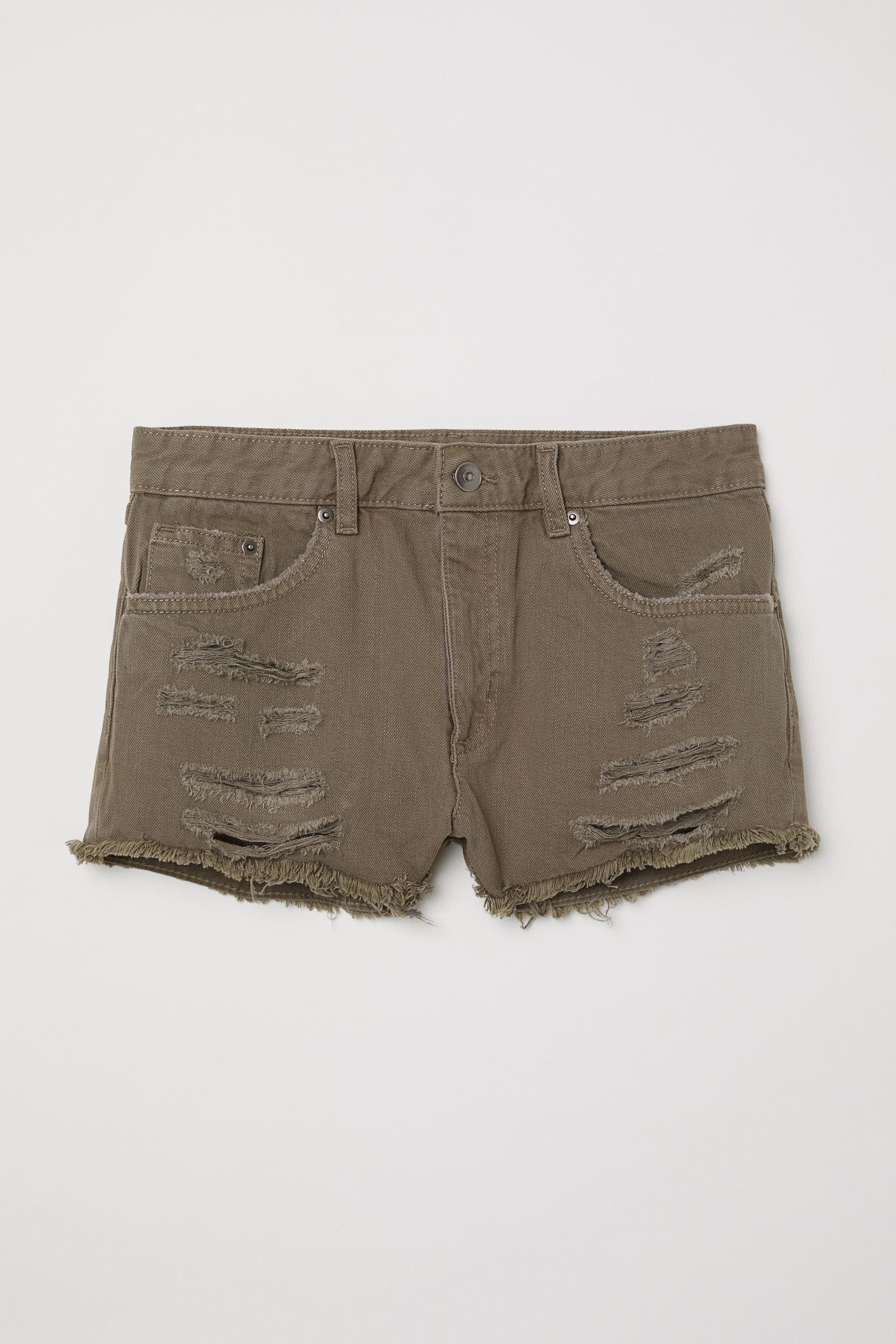 Шорты H&M р. 42 Хаки (1311457722)