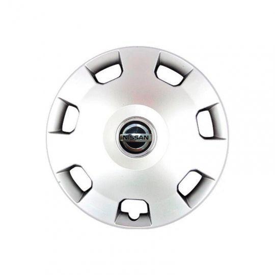 Автомобильные колпаки SKS 207 R14 с логотипом Nissan 4 шт. Серебристый