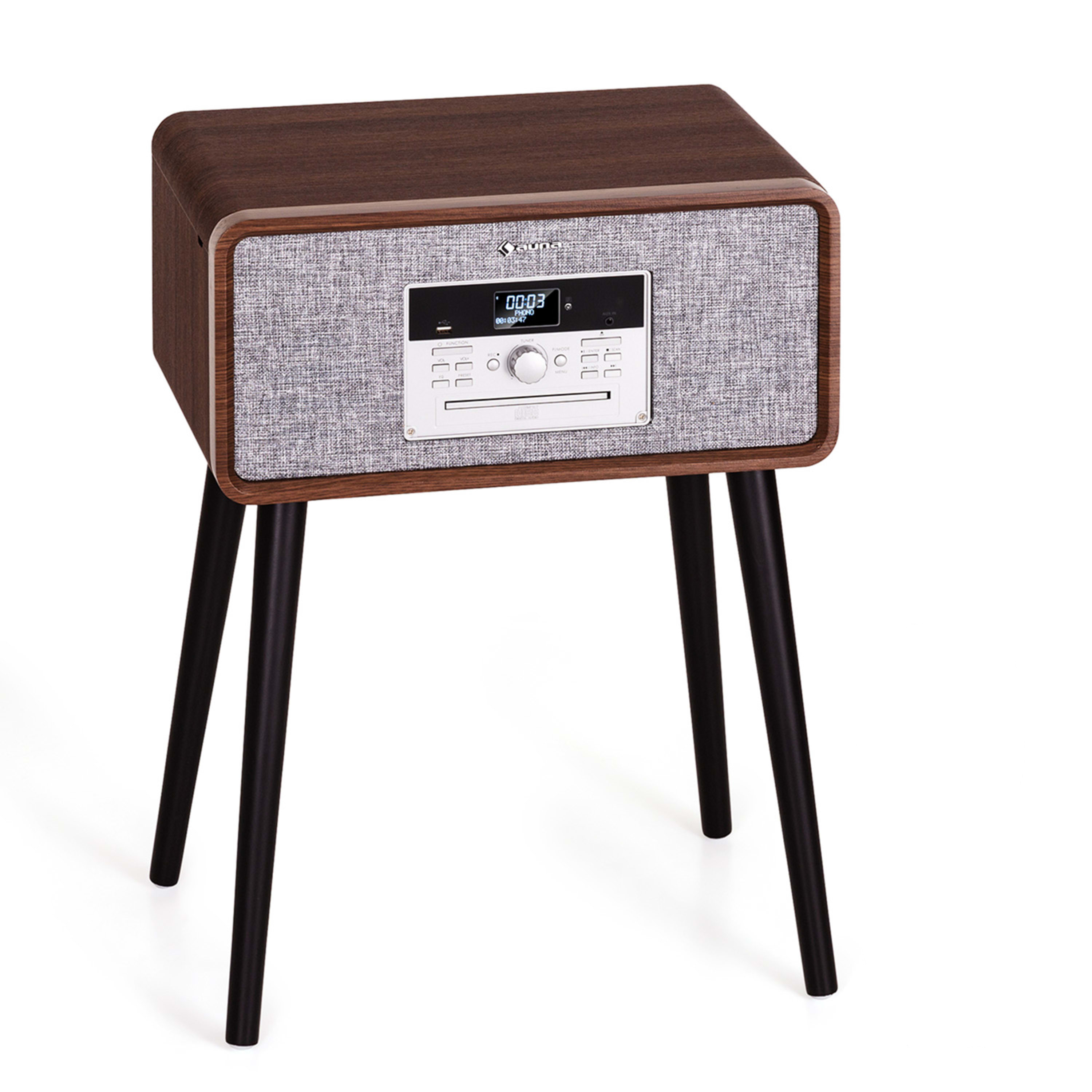 Програвач вінілу Auna Mary Ann Ретро-валіза 50-х років (10039052)