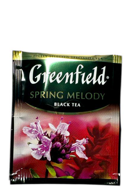 Чай чорний Greenfield Spring Melody HoReCo з духмяними травами та фруктовим ароматом 100 шт. (712)
