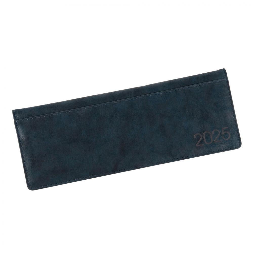 Еженедельник датированный 2025 Leo Planner Case 345х125 мм 128 стр. Темно-синий (252565)