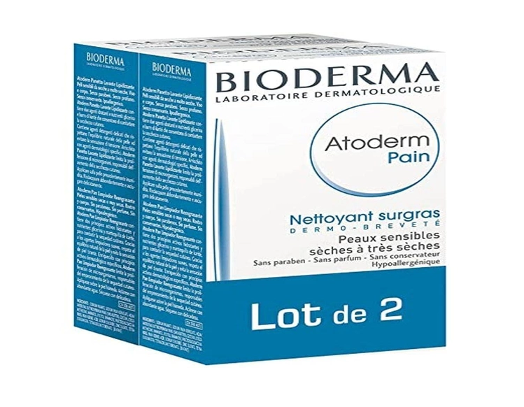 Мило тверде набір Bioderma Atoderm Pain Surgras 2 шт. 150 г