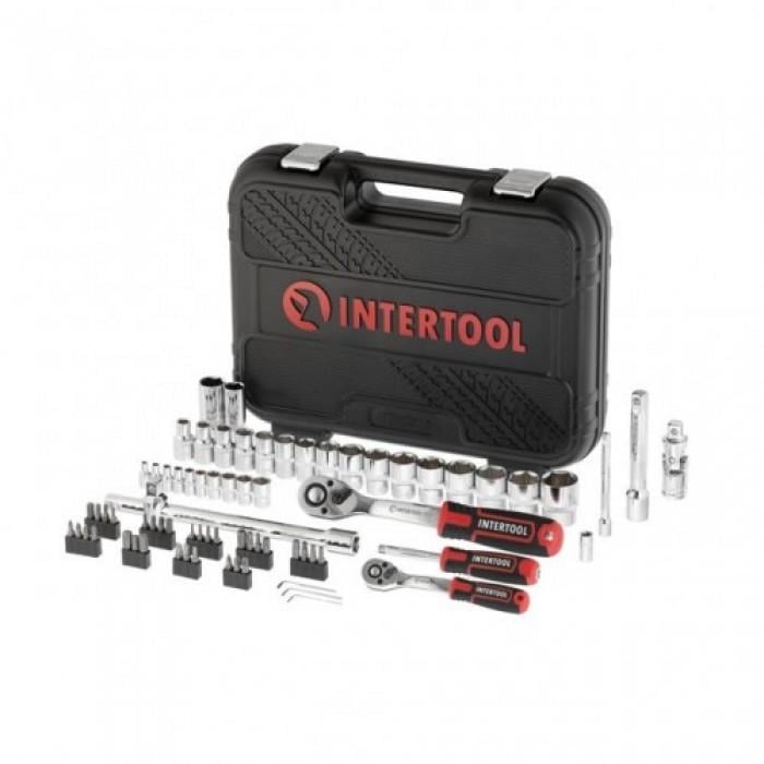 Набір інструментів Intertool STORM 1/2" 1/4 " Сг-V 73 предмета (1418767406) - фото 8 Набір інструментів Intertool STORM 1/2" 1/4 " Сг-V 73 предмета (1418767406) - фото 8