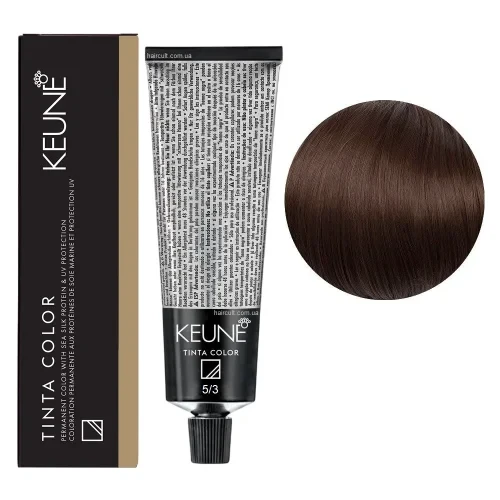 Краска для волос стойкая Keune Tinta Color 5.3 Light Golden Brown 60 мл