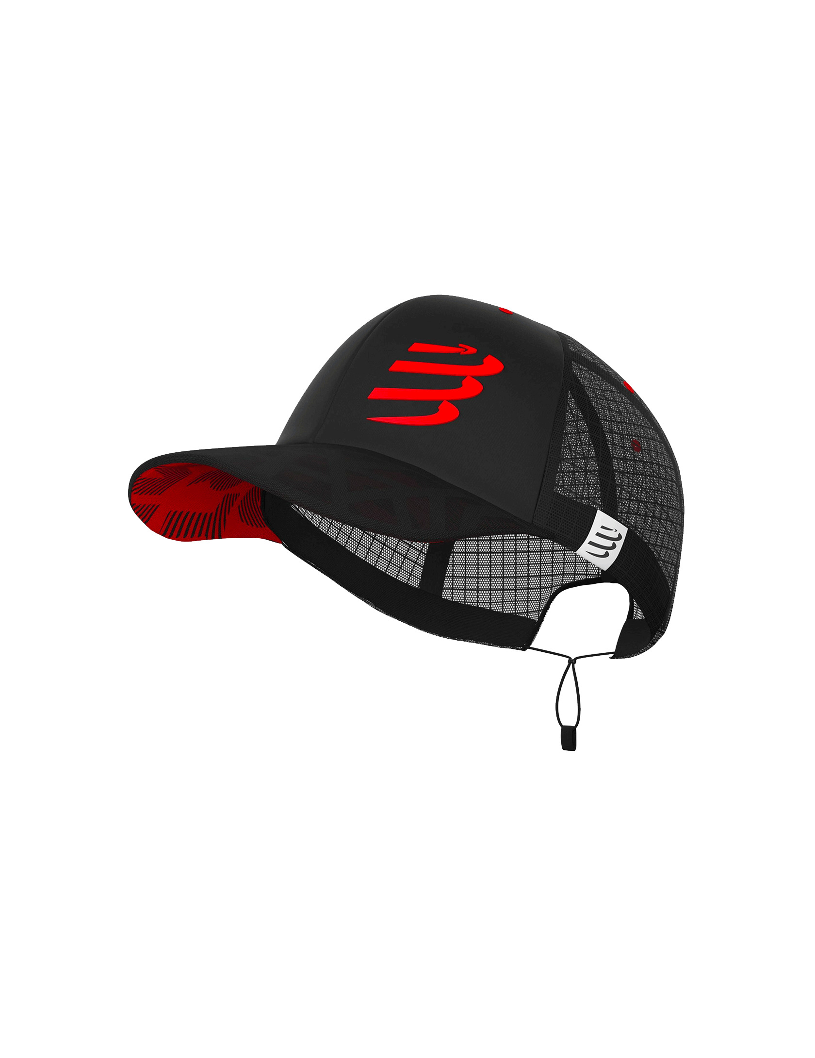 Кепка для тренировок Compressport Racing Trucker Cap Black/Red Кепка для тренировок Compressport Racing Trucker Cap Black/Red