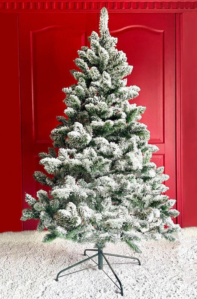 Штучна ялинка новорічна Elegant 180 см Засніжений (310/180/GS)