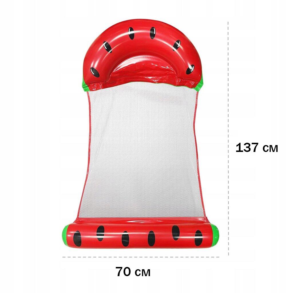 Матрац для плавання надувний з сіткою та підголовником 137x70 см - фото 10