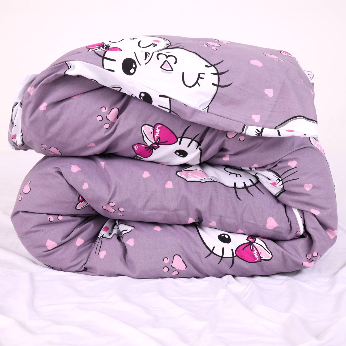 Комплект постільної білизни PaniPava Кицюня бязь 155х215 см (10100665) - фото 4