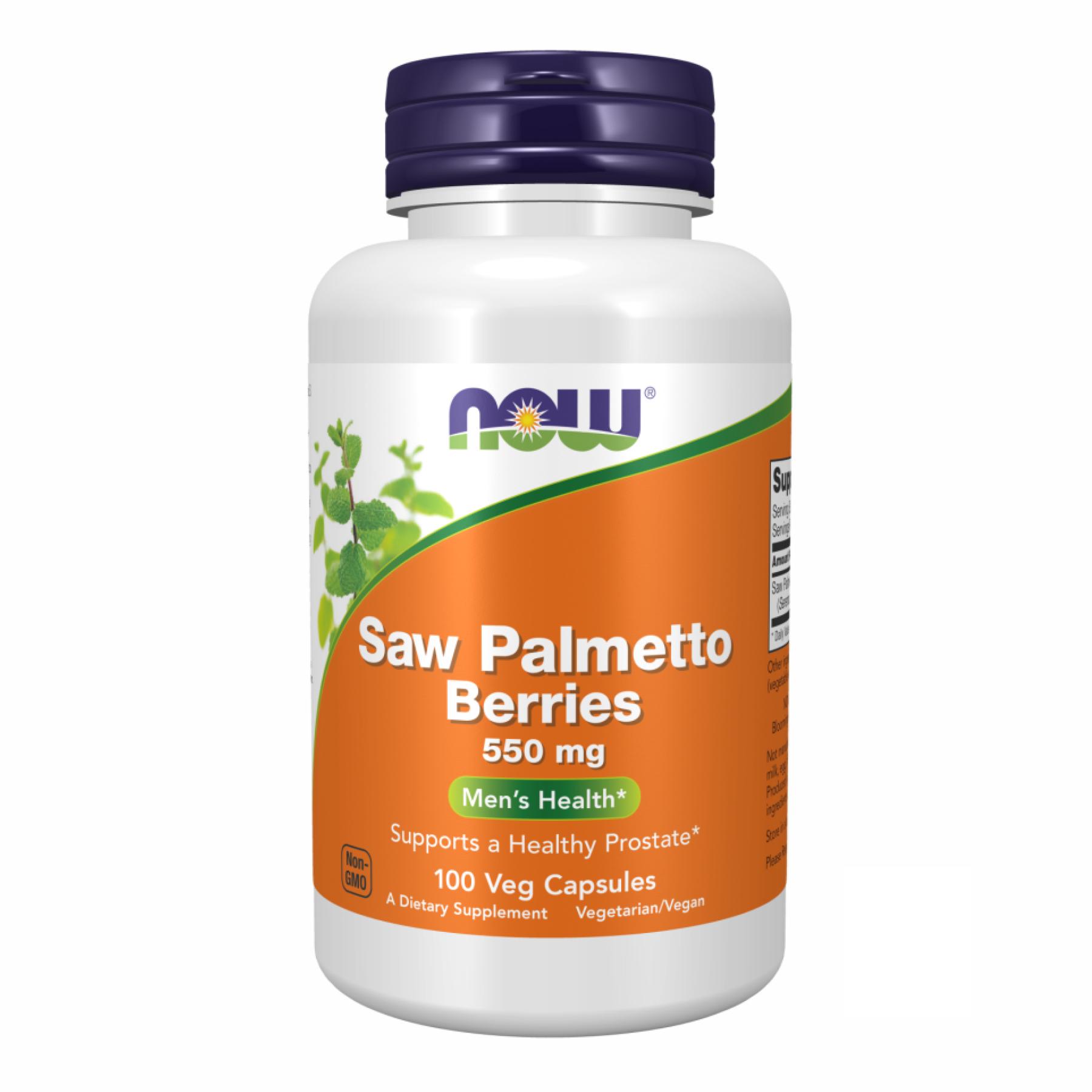 Натуральная добавка Saw Palmetto Berries 550 mg 100 caps (100-29-3331714-20)