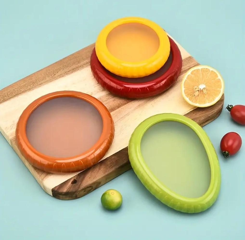 Харчовий контейнер для зберігання фруктів та овочів 9,8 см Жовтий (2543708927) - фото 2