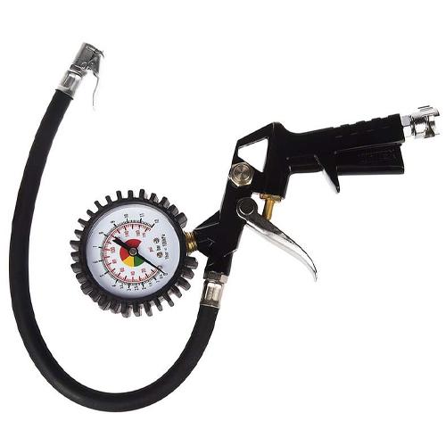 Пневмопистолет со встроенным манометром для шин компрессора автосервиса (2932) - фото 3 Пневмопистолет со встроенным манометром для шин компрессора автосервиса (2932) - фото 3