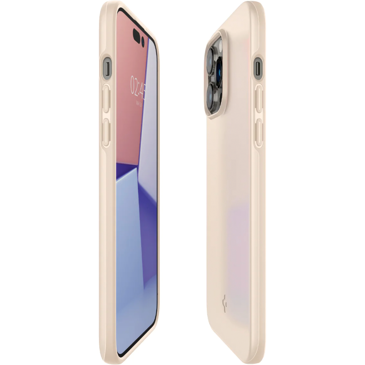 Чохол накладка Spigen Thin Fit Series Case for iPhone 14 Pro, Sand Beige (ACS04785) - фото 7