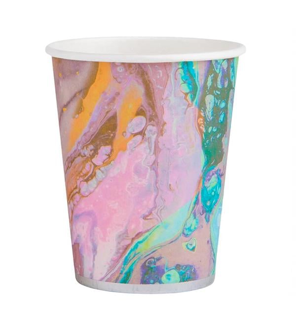 Бумажные стаканы Colored marble 10 шт. 250 мл (12337497) Бумажные стаканы Colored marble 10 шт. 250 мл (12337497)