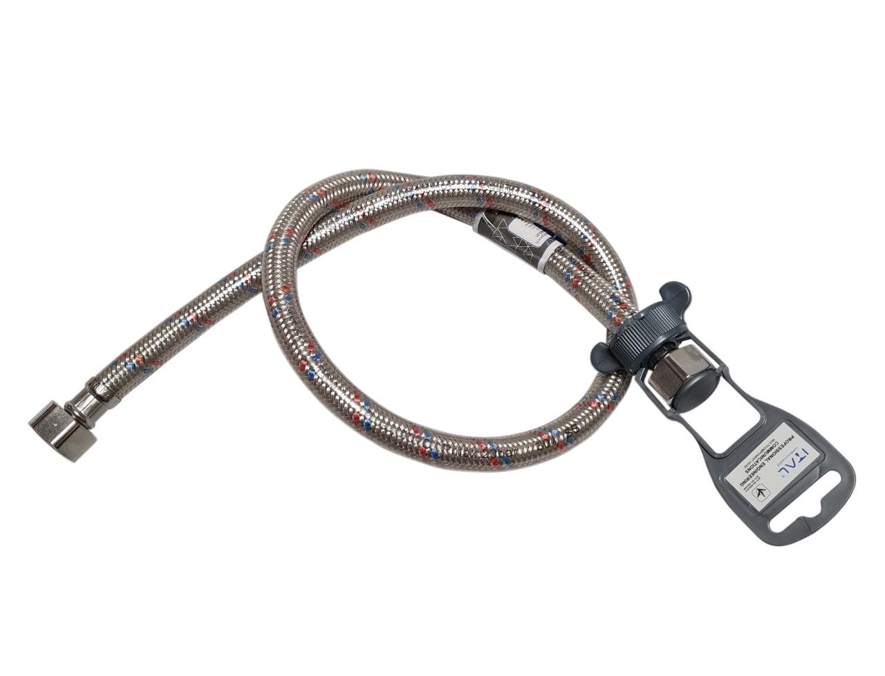 Подводка для воды гибкая ITAL Ultra 60 см гайка-гайка 1/2"