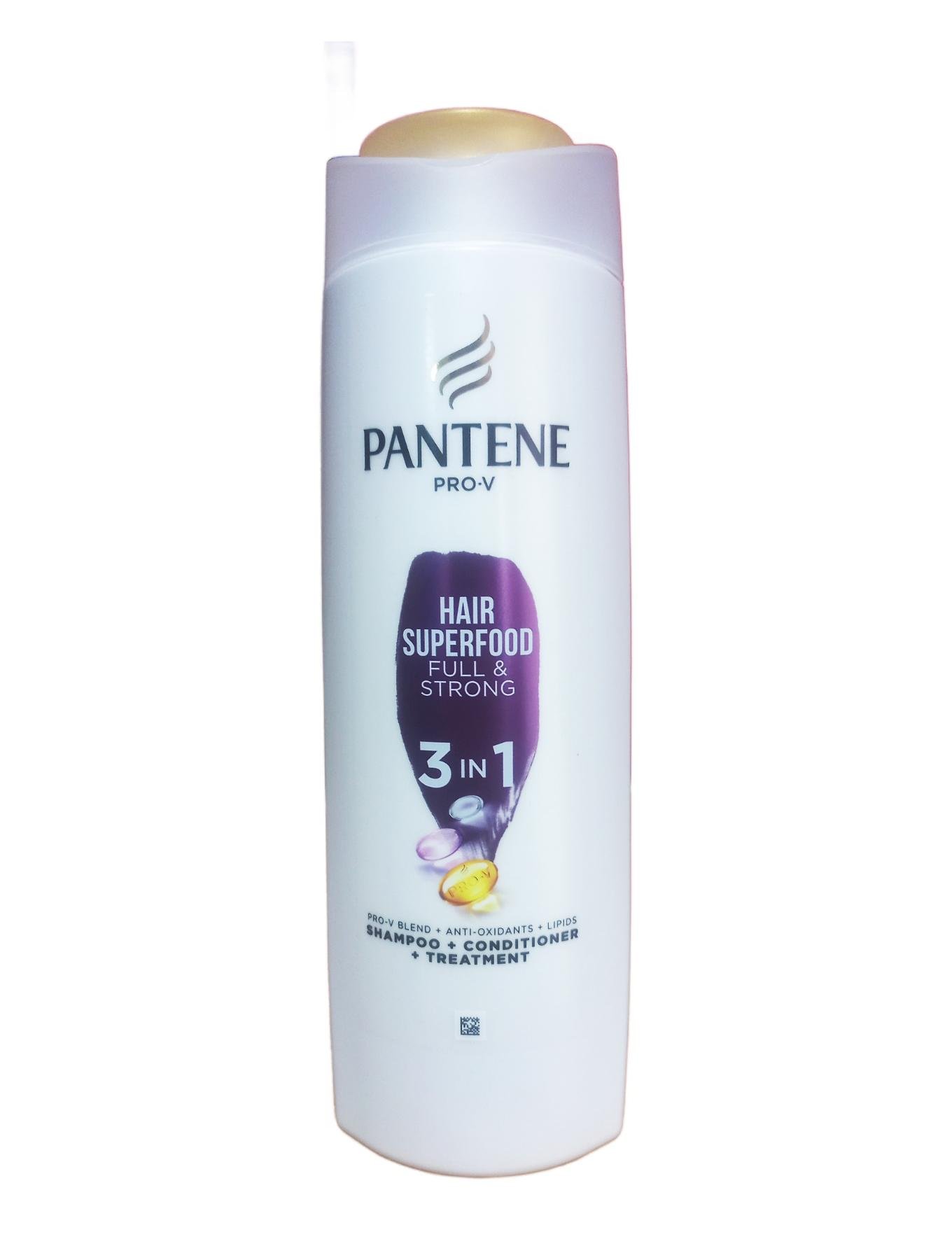 Шампунь-кондиционер Pantene Pro-V Hair Superfood Full&Strong 3в1 интенсивный уход 360 мл (122212)