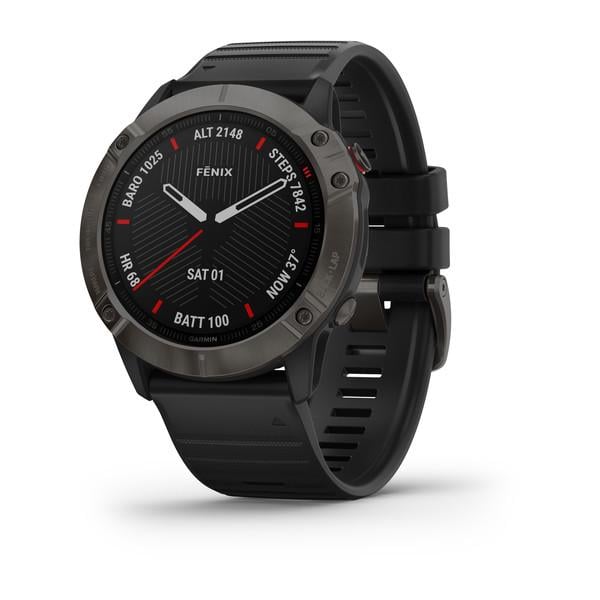 ᐉ Смарт-часы Garmin Fenix 6X Sapphire Carbon Grey DLC Черный (010-02157-11)