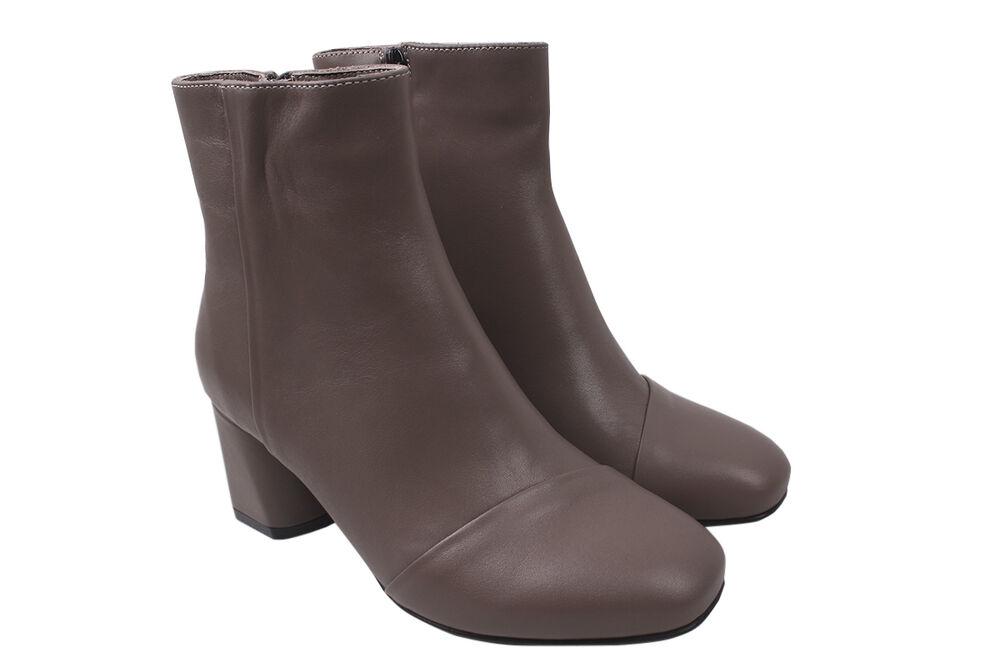 Ботильоны женские Tuto из кожи р. 39 Капучино (1-20DH)