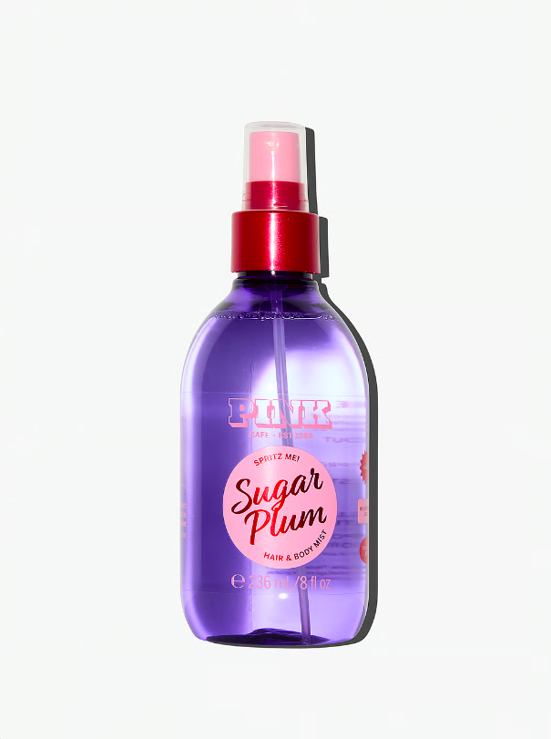 Спрей для тела Victoria's Secret Pink Sugar Plum Spritz Me! Hair & Body Mist 236 мл (27093213)