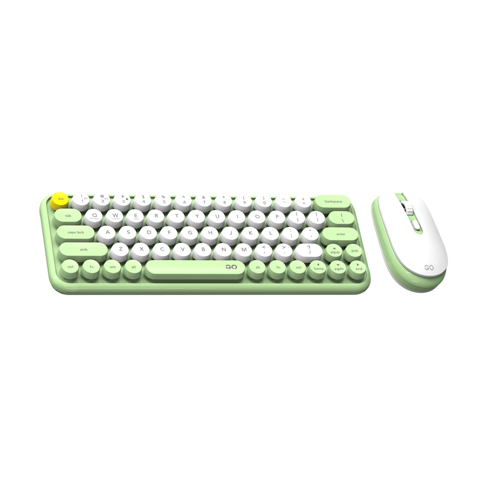 Комплект беспроводной клавиатуры и мыши Fantech Go WK896 Зеленый (33805903)