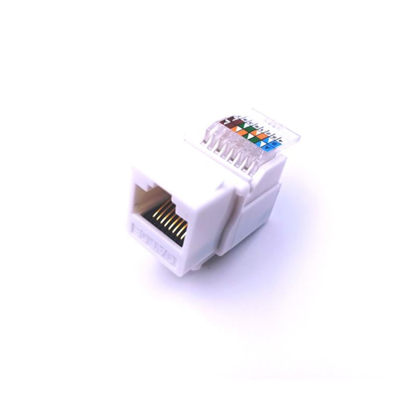 Модуль Hager KeyStone RJ-45 UTP cat.5е Slim безинструментный (WL9002)