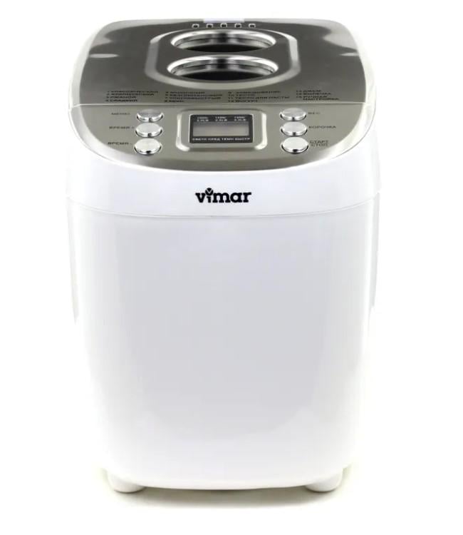 Хлібопічка VIMAR VBM 692 850 Вт 1500 г 15 програм 2 тістоміси (379799) - фото 2 Хлібопічка VIMAR VBM 692 850 Вт 1500 г 15 програм 2 тістоміси (379799) - фото 2