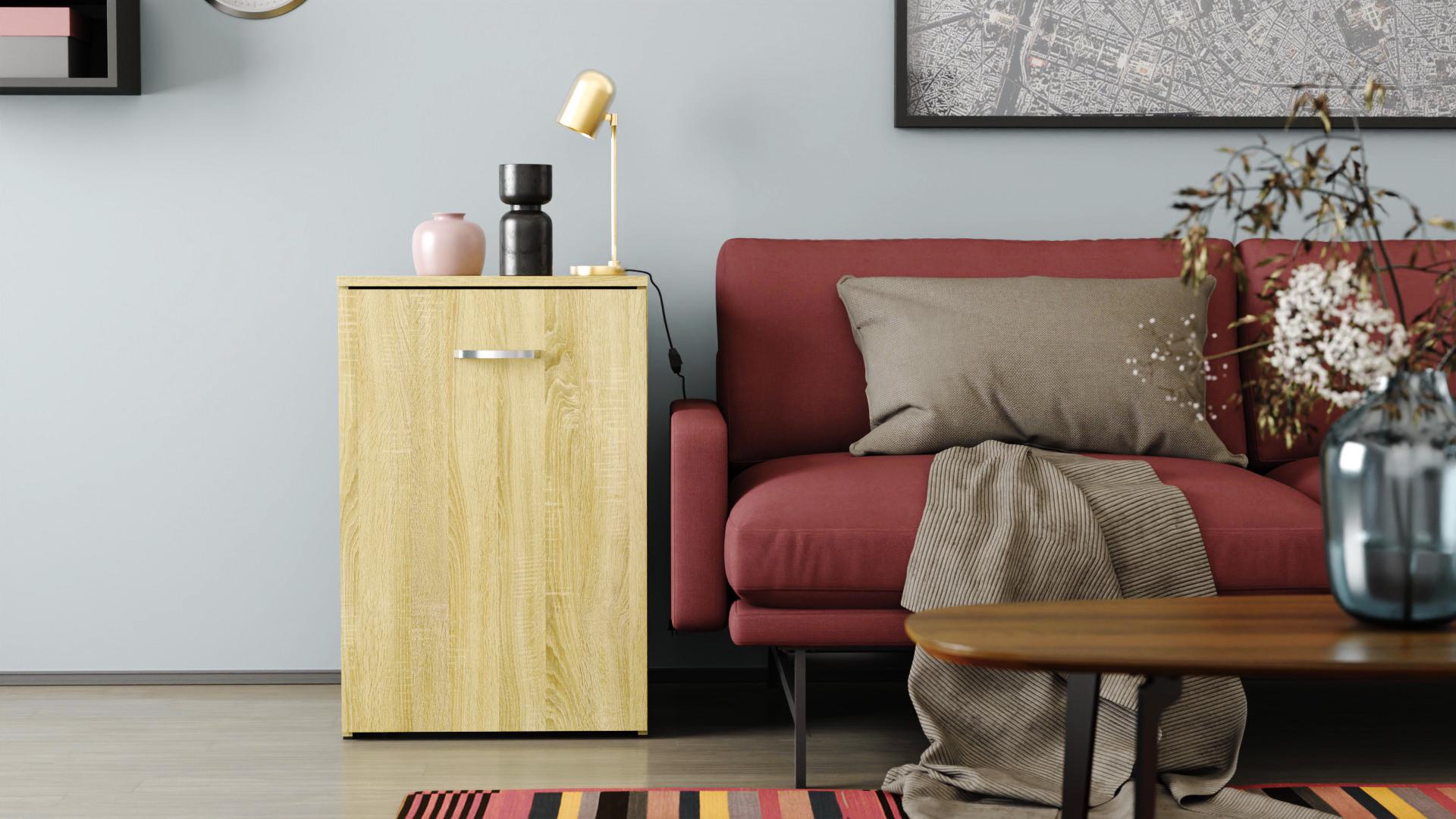 Стіл-тумба трансформер Ferrum-decor Смарт 1/1 ДСП 16 мм 750x1450x500 мм Дуб Сонома (FRD-105070) - фото 12 Стіл-тумба трансформер Ferrum-decor Смарт 1/1 ДСП 16 мм 750x1450x500 мм Дуб Сонома (FRD-105070) - фото 12