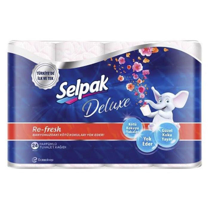 Туалетний папір Selpak Deluxe ароматизований 3-х шаровий 24 шт. (1629513788)