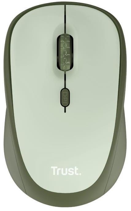 Компьютерная мышка Trust Yvi Silent Eco Wireless Зеленый (24552)