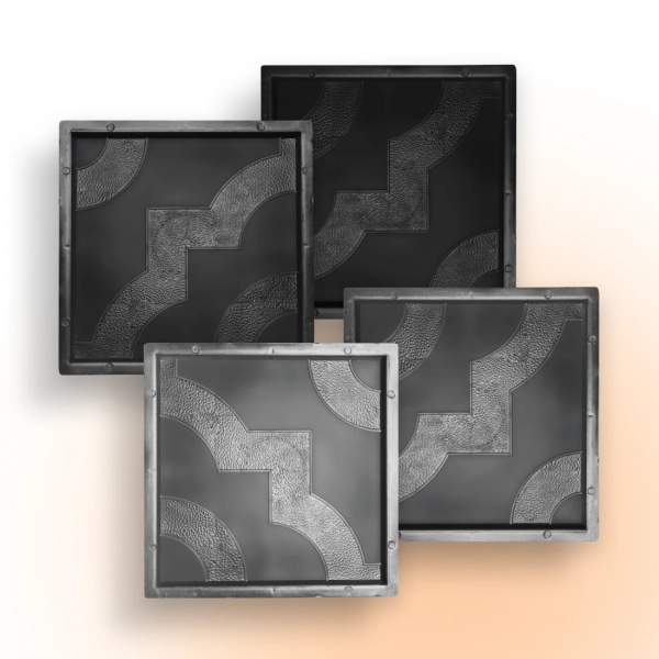 Форми для тротуарної плитки Верес-2007 Мартин 300х300 мм 4 шт. (1010604-3187) - фото 1 Форми для тротуарної плитки Верес-2007 Мартин 300х300 мм 4 шт. (1010604-3187) - фото 1