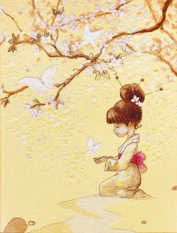 Набор для вышивания крестом Luca-S B1145 Бабочки (9264382)