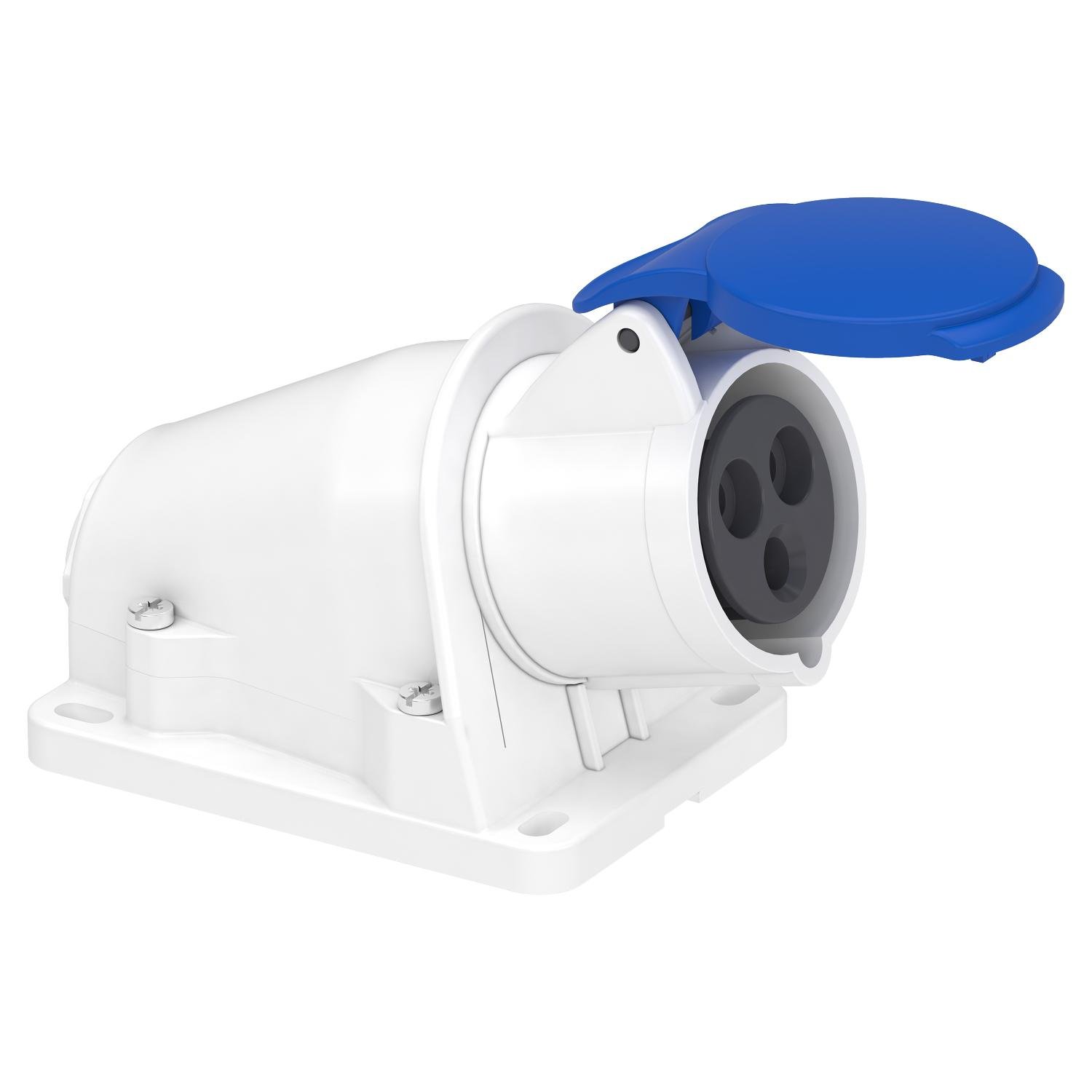 Силовая розетка Schneider Electric Mureva 2P+E 16А 250 В стационарная IP44 Синий (PKF16W423) Силовая розетка Schneider Electric Mureva 2P+E 16А 250 В стационарная IP44 Синий (PKF16W423)