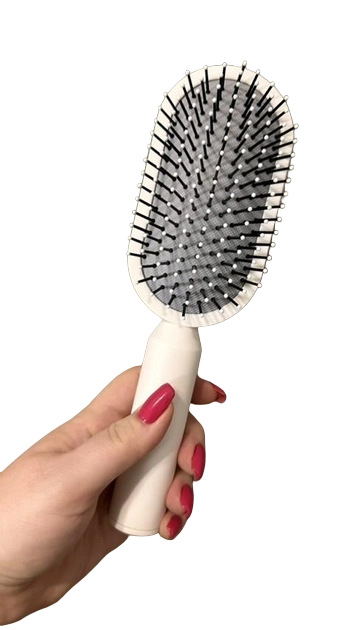 Щетка для волос массажная 3D 255х75х55 мм Белый (11166) - фото 2 Щетка для волос массажная 3D 255х75х55 мм Белый (11166) - фото 2