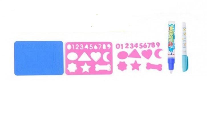 Килимок для малювання водою Shantou зникає через 5 хвилин 2 трафарети/маркери (774-2) - фото 4