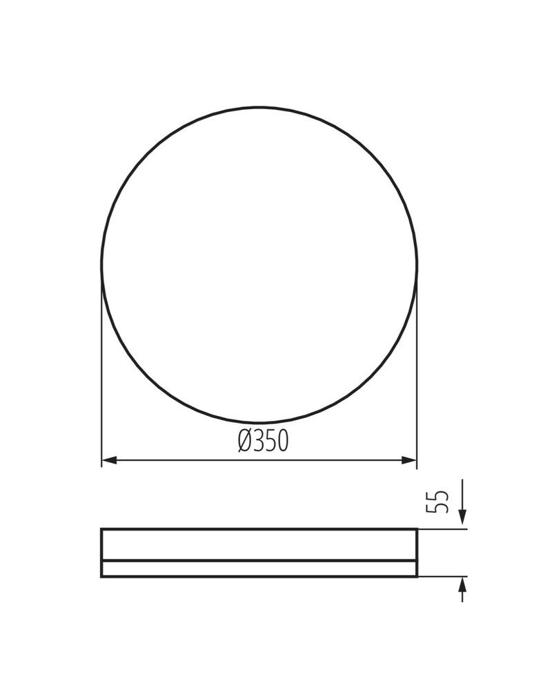 Стельовий світильник Kanlux 37293 Iper Led 1x35W 4000K 4200Lm IP65 Wh (18252170) - фото 4