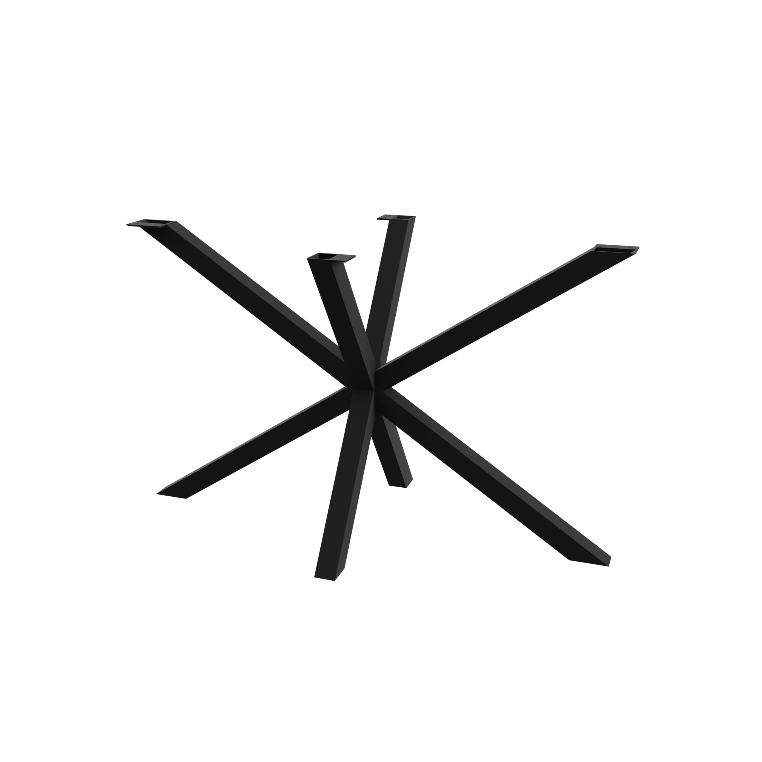 Опора для стола металическая Lofty Жук-2 Серия 22 ширина 1180х580 мм Черный