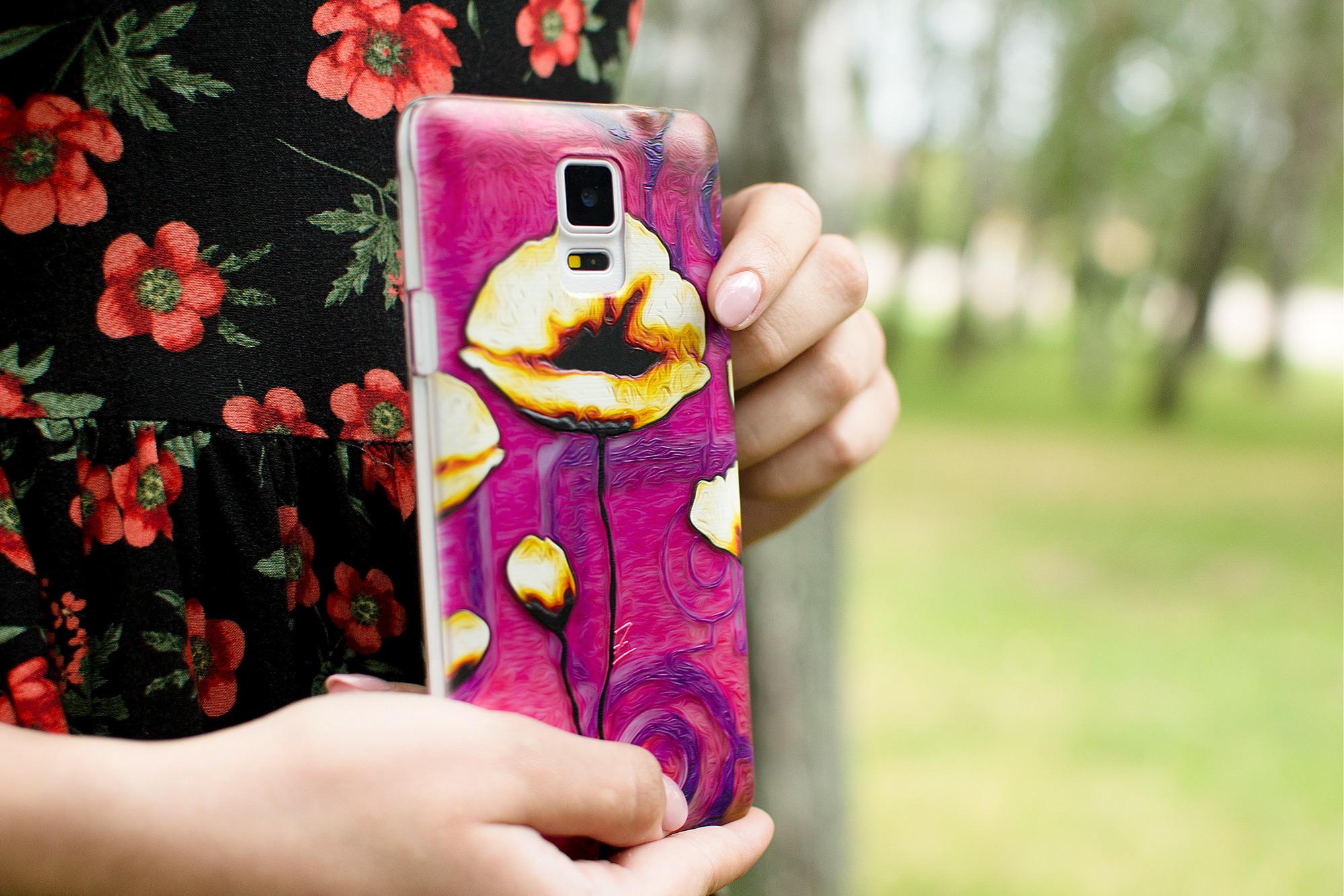 Силиконовый чехол Zorrov для Samsung Galaxy M31 - Flower kiss (14190040023097269) - фото 3