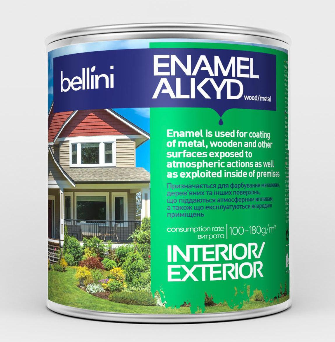 Эмаль алкидная BELLINI ПФ-115 Зеленый (6025216) Эмаль алкидная BELLINI ПФ-115 Зеленый (6025216)