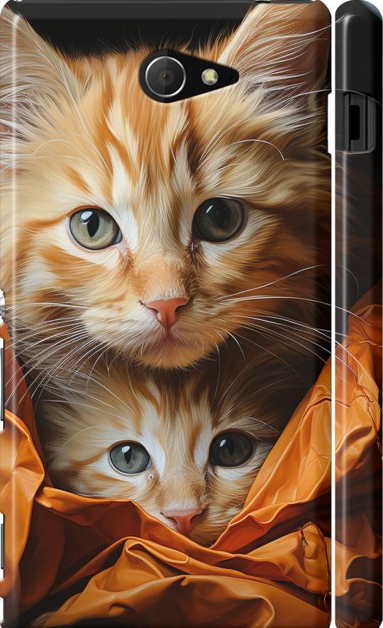 Чехол на Sony Xperia M2 dual D2302 Котики 2 (5664c-61-42517)