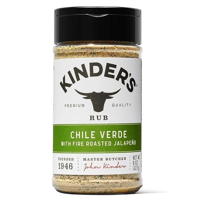 Приправа Kinder's Chili Verde Fire Roasted Jalapeno для мяса и овощей 227 г (2345287509)