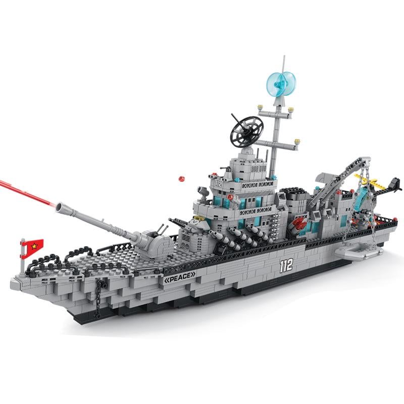ᐉ Конструктор Военный корабль Lelebrother Warship 6в1 1560