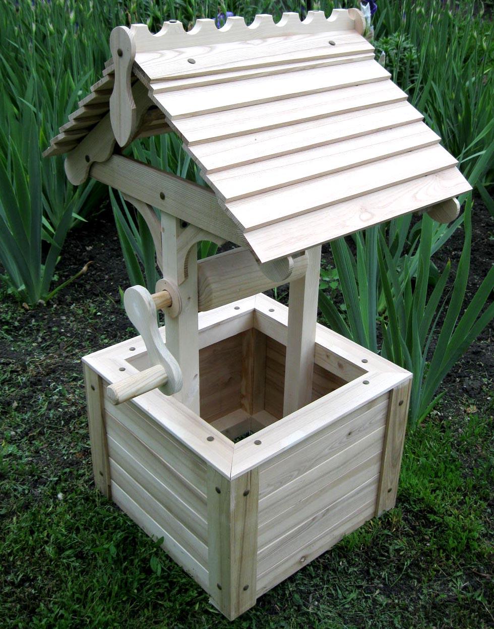 Колодец декоративный из дерева Могаик Бланже (КОС-000901) - фото 4 Колодец декоративный из дерева Могаик Бланже (КОС-000901) - фото 4