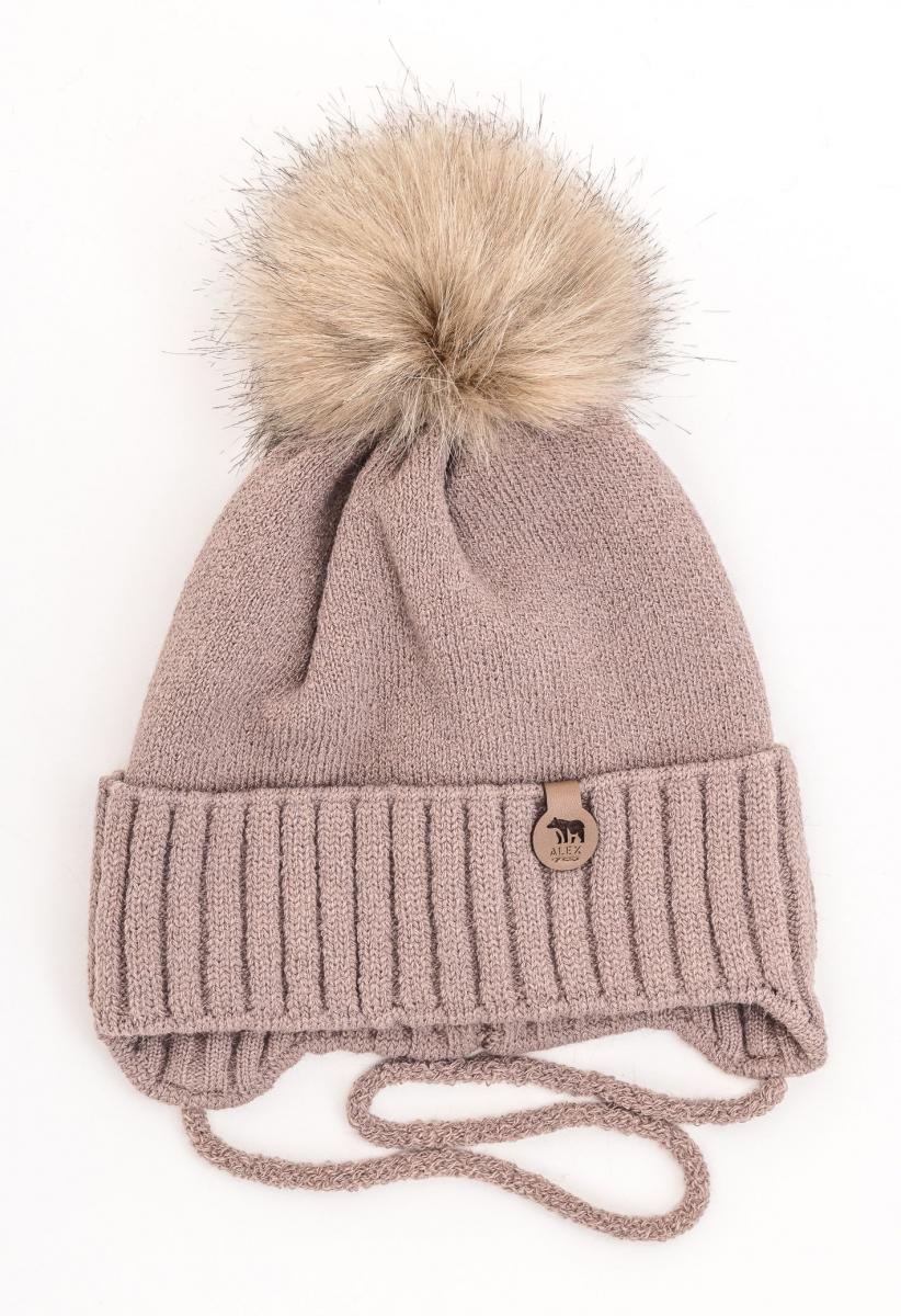 Шапка детская зимняя Alex Умка 46-50 см Кофейный