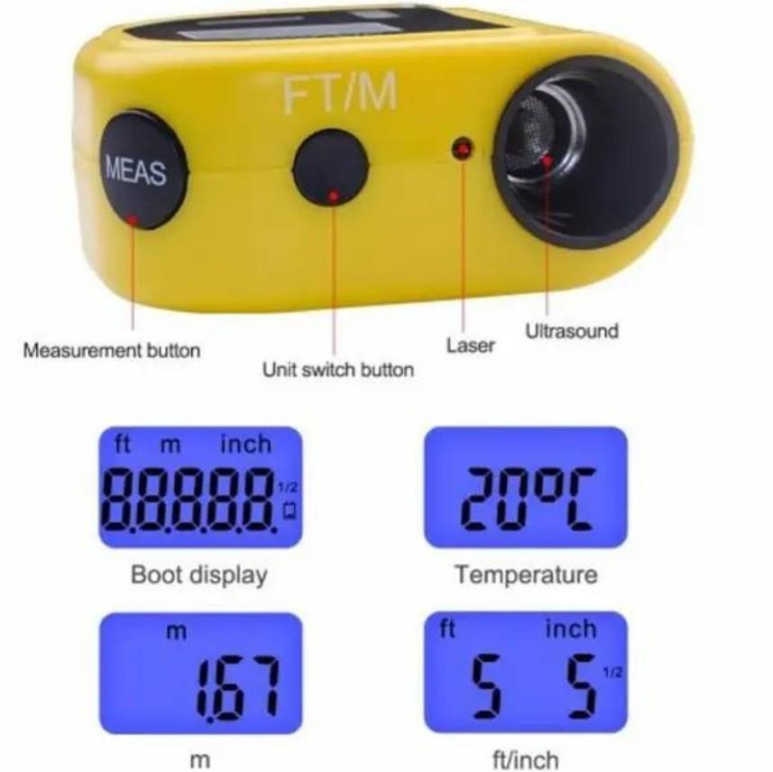 Далекомір-рулетка лазерний Distance Measurer CP 3010 18 м (26624591) - фото 6 Далекомір-рулетка лазерний Distance Measurer CP 3010 18 м (26624591) - фото 6