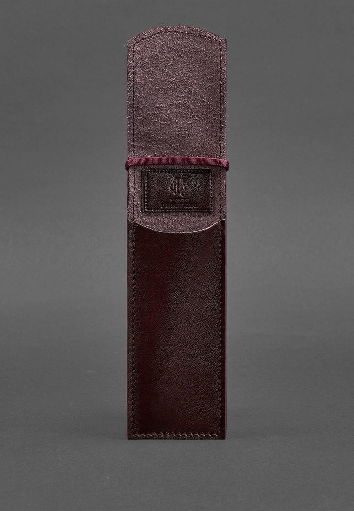 Чехол кожаный для ручек 1.0 Бордовый (A-027468) - фото 2 Чехол кожаный для ручек 1.0 Бордовый (A-027468) - фото 2