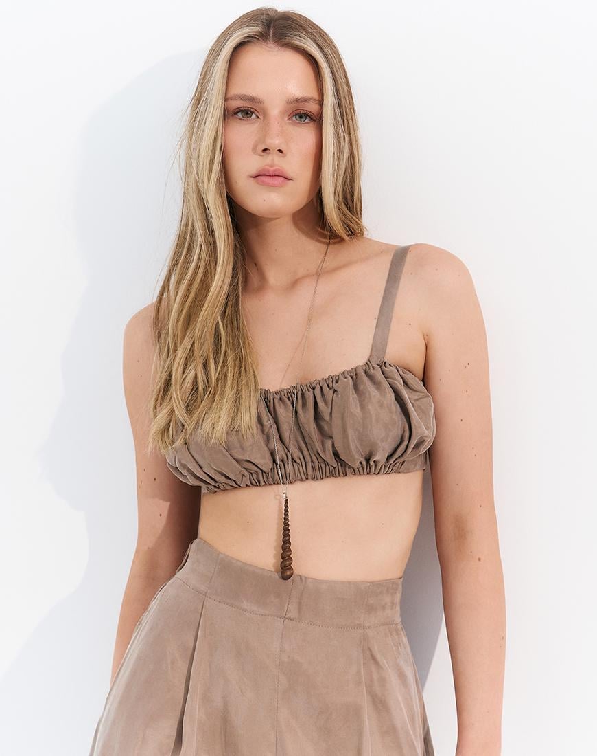 Топ купра TWINSIS CLOTHES мокко One size