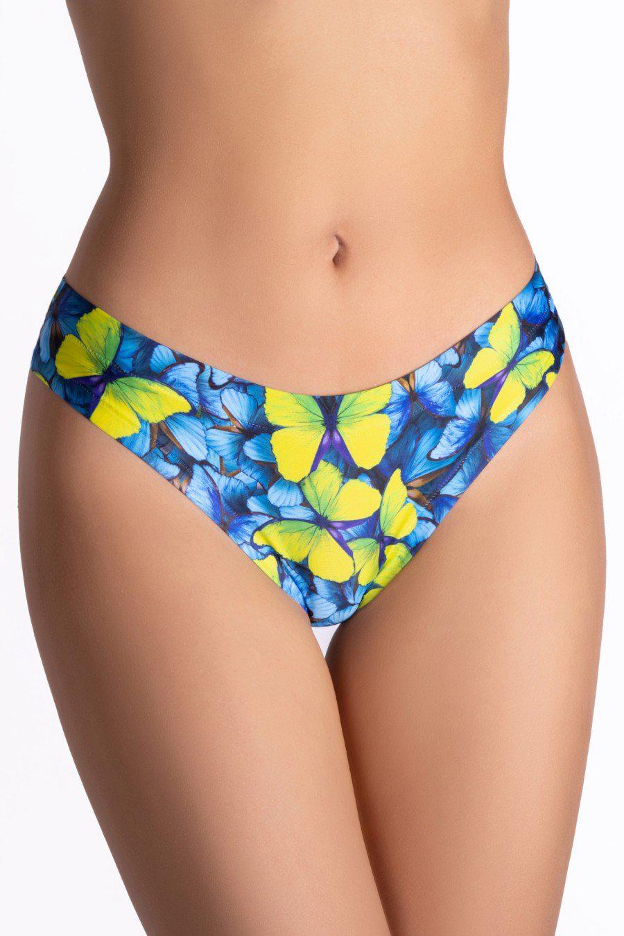 Трусики женские Mememe стринг с ярким принтом L Разноцветный (85090-59456-82)
