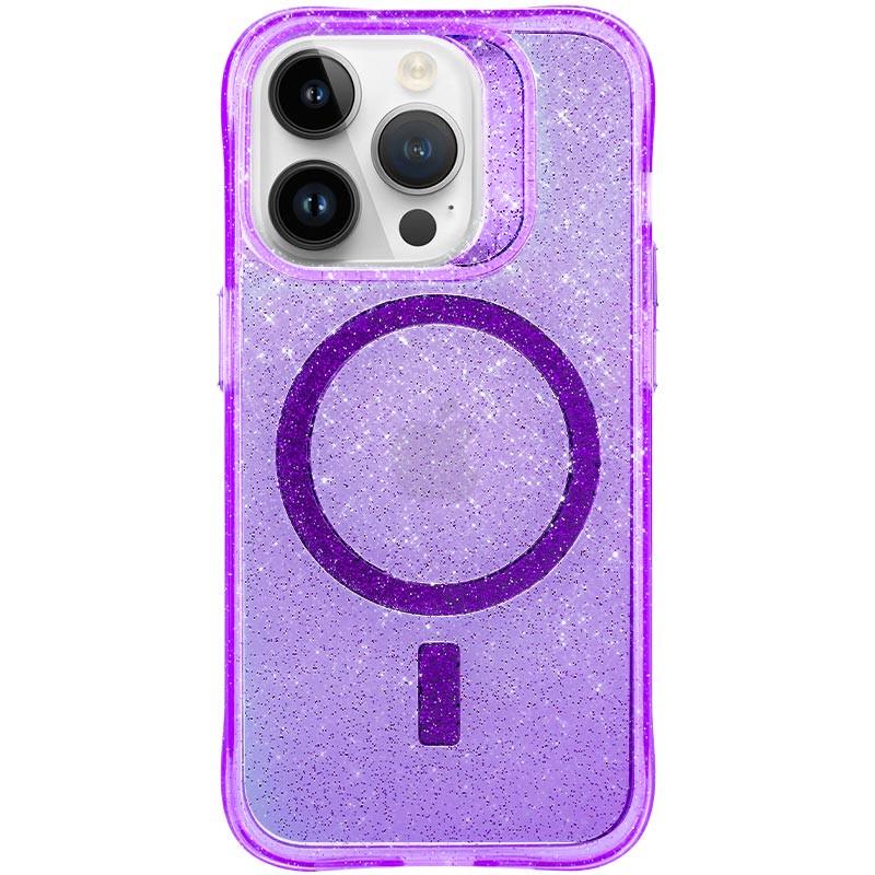 Противоударный Чехол TPU Radiance with MagSafe для Apple iPhone 14 Pro Max (6.7") Purple