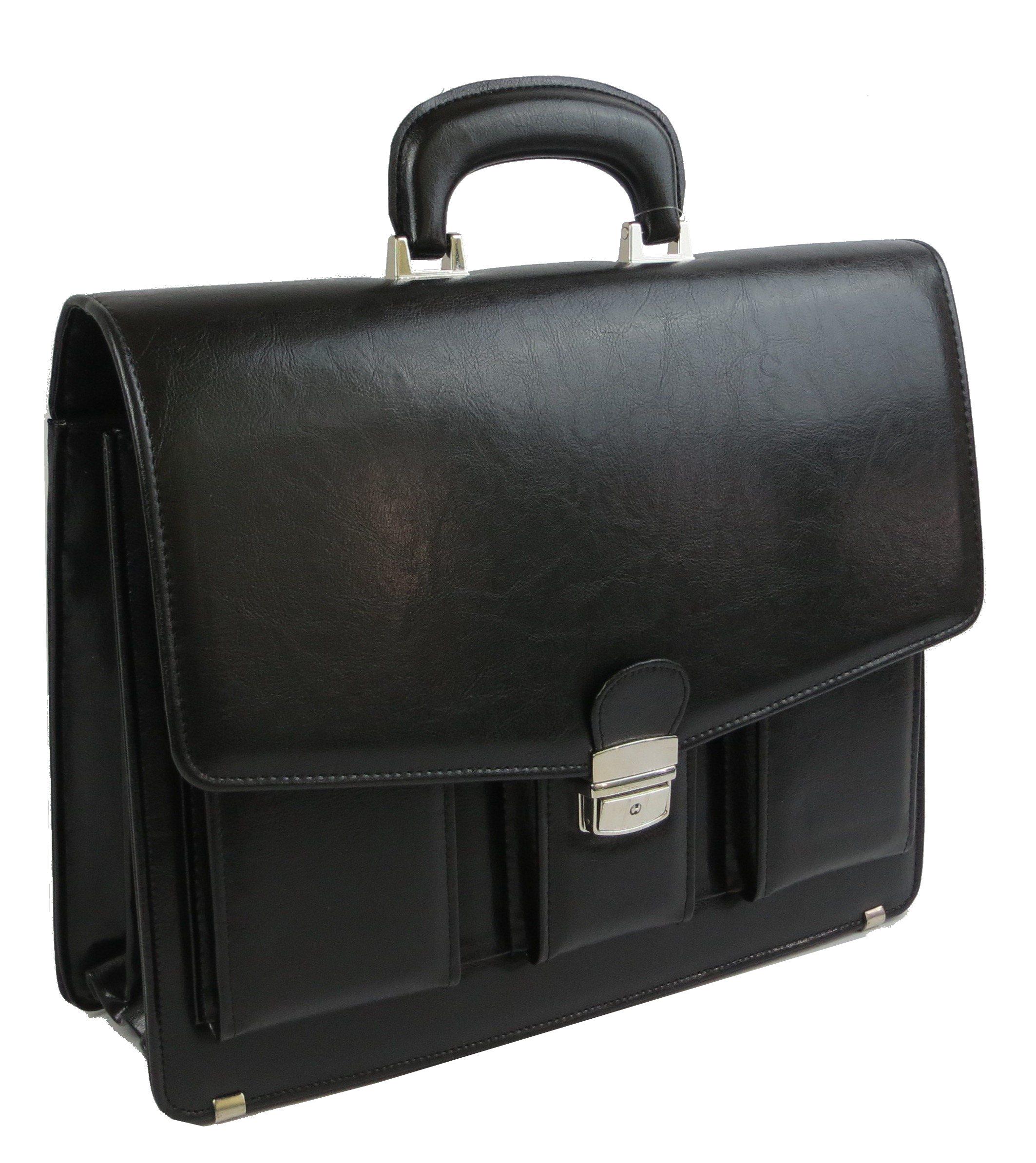 Портфель мужской JPB из кожзаменителя Черный ( TE-88 black)